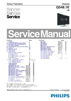Сервисная инструкция Philips Q548.1E LB ― Manual-Shop.ru