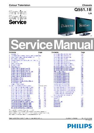 Сервисная инструкция Philips Q551.1E LA ― Manual-Shop.ru
