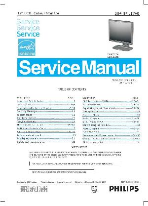 Сервисная инструкция Philips SH4-HP-L1740 ― Manual-Shop.ru
