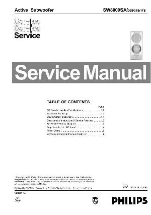 Сервисная инструкция Philips SW-8000SA ― Manual-Shop.ru