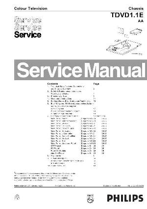 Сервисная инструкция Philips TDVD1.1E AA ― Manual-Shop.ru