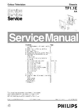 Сервисная инструкция Philips TF1.1E AA ― Manual-Shop.ru