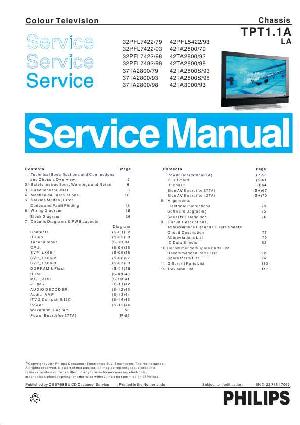 Сервисная инструкция Philips TPT1.1A LA ― Manual-Shop.ru