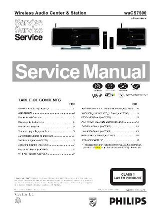 Service manual Philips WACS7500 ― Manual-Shop.ru