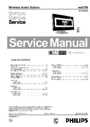 Сервисная инструкция Philips WAS700 ― Manual-Shop.ru