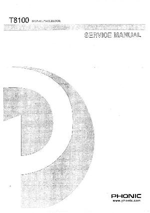 Сервисная инструкция PHONIC T8100 ― Manual-Shop.ru