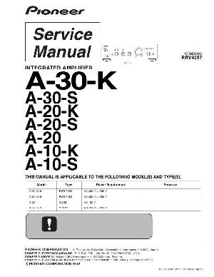 Service manual Pioneer A-10, A-20, A-30 ― Manual-Shop.ru