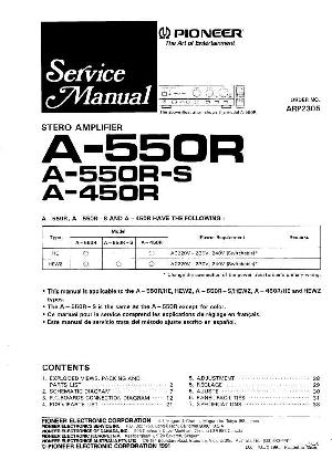 Service manual Pioneer A-450R, A-550R ― Manual-Shop.ru