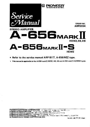 Сервисная инструкция Pioneer A-656MARKII ― Manual-Shop.ru