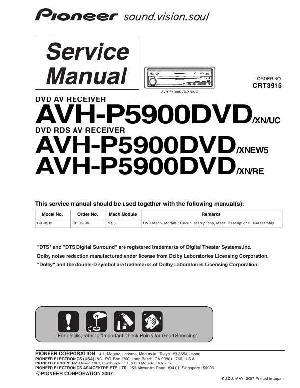 Service manual Pioneer AVH-P5900DVD ― Manual-Shop.ru