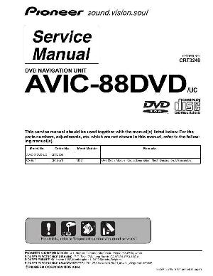 Service manual Pioneer AVIC-88DVD ― Manual-Shop.ru