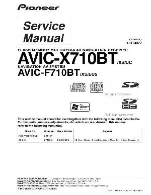 Service manual Pioneer AVIC-F710BT, AVIC-X710BT ― Manual-Shop.ru