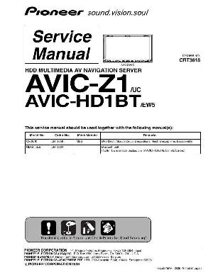Service manual Pioneer AVIC-Z1, AVIC-HD1BT ― Manual-Shop.ru