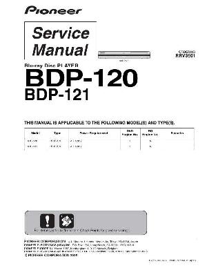 Service manual Pioneer BDP-120, BDP-121 ― Manual-Shop.ru