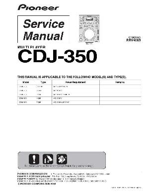 Сервисная инструкция Pioneer CDJ-350 ― Manual-Shop.ru