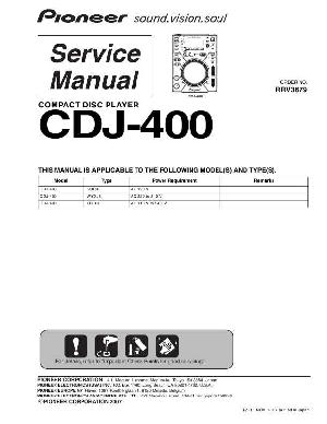 Сервисная инструкция Pioneer CDJ-400 ― Manual-Shop.ru