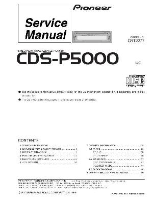 Сервисная инструкция Pioneer CDS-P5000 ― Manual-Shop.ru