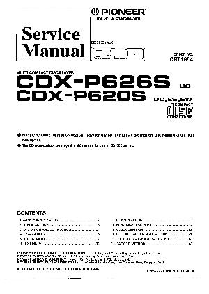 Service manual Pioneer CDX-P620S, 626S ― Manual-Shop.ru