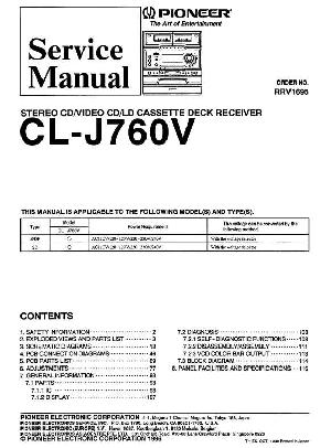 Service manual Pioneer CL-J760V ― Manual-Shop.ru