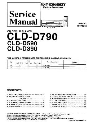 Сервисная инструкция Pioneer CLD-D390, CLD-D590, CLD-D790 ― Manual-Shop.ru