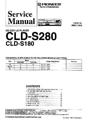 Service manual Pioneer CLD-S180, CLD-S280 ― Manual-Shop.ru