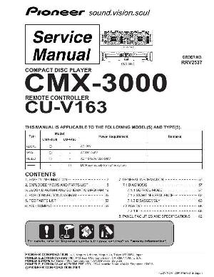 Сервисная инструкция Pioneer CMX-3000 ― Manual-Shop.ru