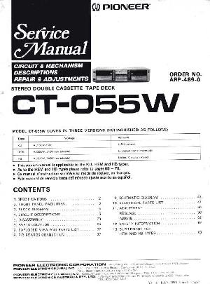 Service manual Pioneer CT-055W ― Manual-Shop.ru