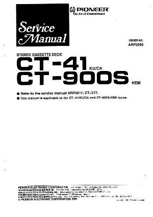 Service manual Pioneer CT-41, CT-900S ― Manual-Shop.ru