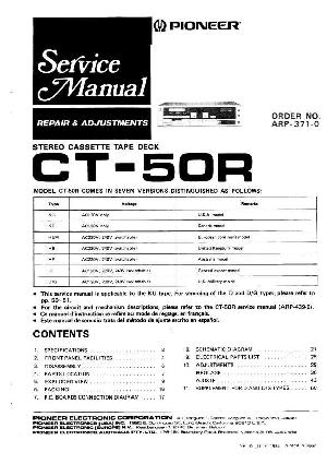 Service manual Pioneer CT-50R ― Manual-Shop.ru