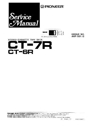Сервисная инструкция Pioneer CT-6R, CT-7R ― Manual-Shop.ru