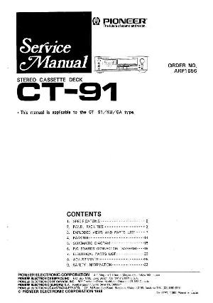 Service manual Pioneer CT-91 ― Manual-Shop.ru