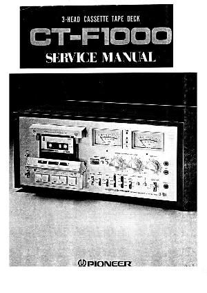 Service manual Pioneer CT-F1000 ― Manual-Shop.ru
