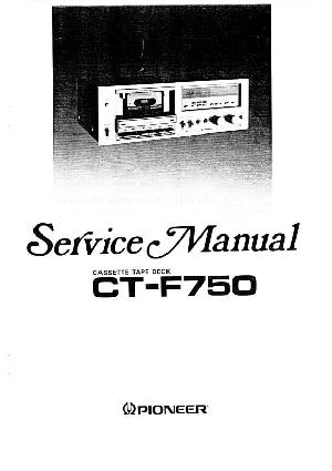 Service manual Pioneer CT-F750 ― Manual-Shop.ru