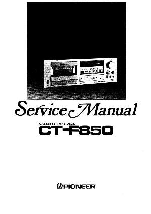 Service manual Pioneer CT-F850 ― Manual-Shop.ru
