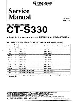 Service manual Pioneer CT-S330 ― Manual-Shop.ru