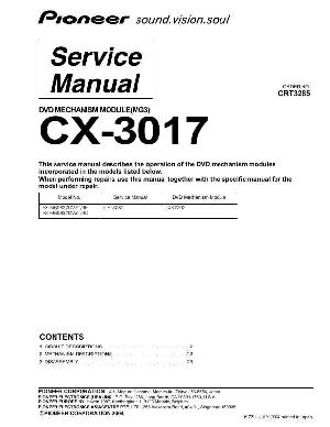 Service manual Pioneer CX-3017 ― Manual-Shop.ru