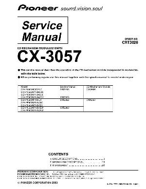 Service manual Pioneer CX-3057 ― Manual-Shop.ru