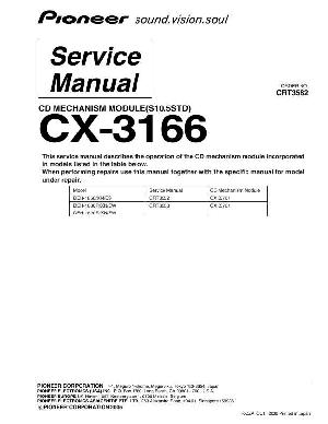 Service manual Pioneer CX-3166 ― Manual-Shop.ru