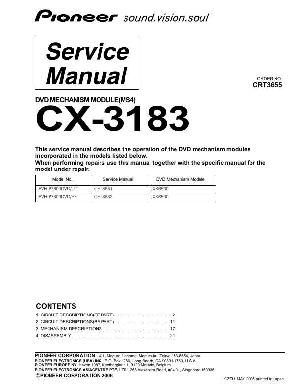 Service manual Pioneer CX-3183 ― Manual-Shop.ru