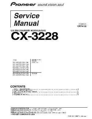 Service manual Pioneer CX-3228 ― Manual-Shop.ru