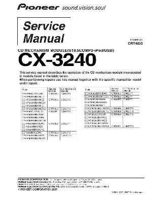 Service manual Pioneer CX-3240 ― Manual-Shop.ru