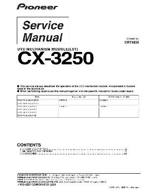 Сервисная инструкция Pioneer CX-3250 ― Manual-Shop.ru