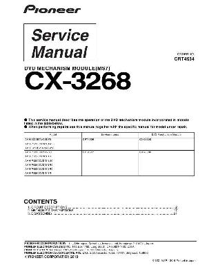 Service manual Pioneer CX-3268 ― Manual-Shop.ru
