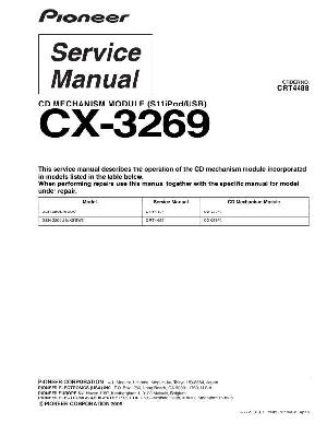 Service manual Pioneer CX-3269 ― Manual-Shop.ru