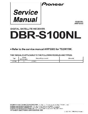 Сервисная инструкция Pioneer DBR-S100NL ― Manual-Shop.ru