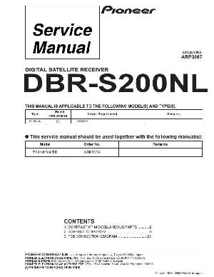 Service manual Pioneer DBR-S200NL ― Manual-Shop.ru