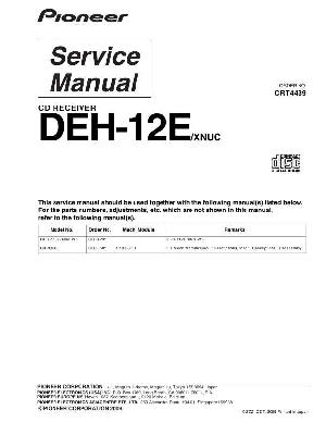 Service manual Pioneer DEH-12E ― Manual-Shop.ru