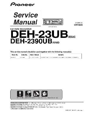 Service manual Pioneer DEH-23UB, DEH-2390UB ― Manual-Shop.ru