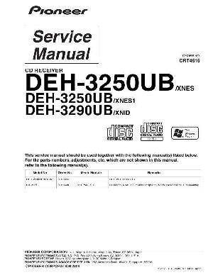 Сервисная инструкция Pioneer DEH-3250UB, DEH-3290UB ― Manual-Shop.ru