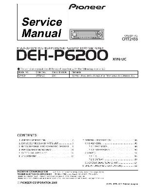 Service manual Pioneer DEH-P6200 ― Manual-Shop.ru